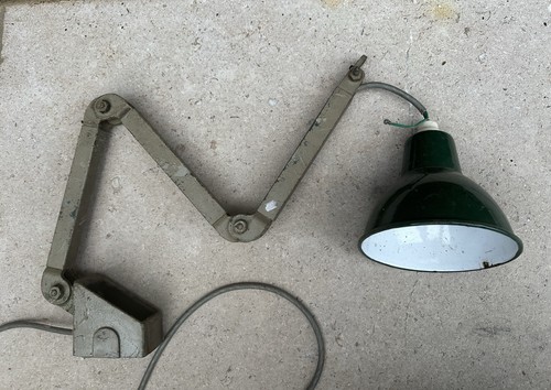 Vintage green arm industrial - vintage,