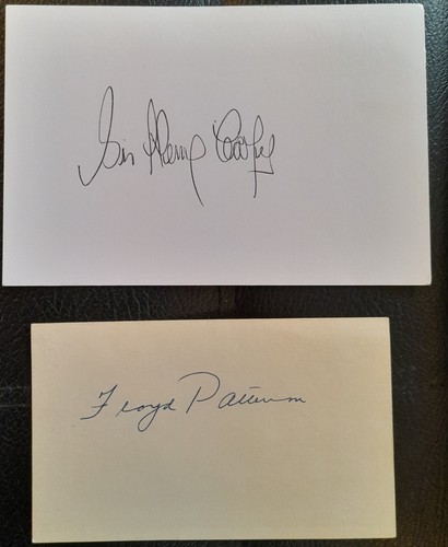 Floyd patterson and sir - ,