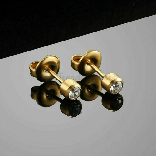 18k gold plated - plated, zirconia
