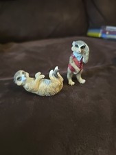 2 Small Meerkat Ornaments
