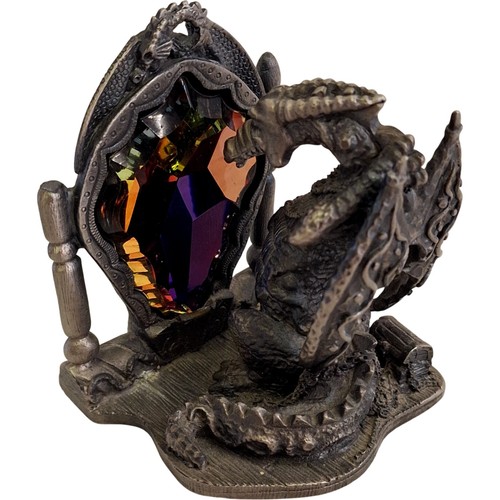 Gothic dragon figurine - figurine, with