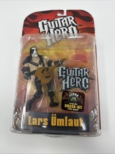 McFarlane Toys Guitar Hero Lars Umlaut Figure Rare Gold Guitar