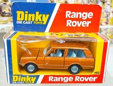 1/43 VINTAGE DINKY RANGE ROVER  192 - BRONZE GOLD - VERY VERY NEAR MINT IN BOX
