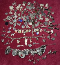 Lot Charm Bracelets & 158