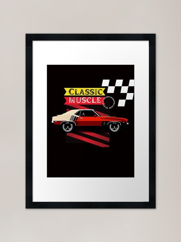 Classic muscle car - car, racing