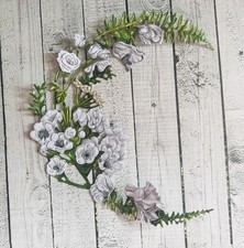Tattered Lace Floral Crescent