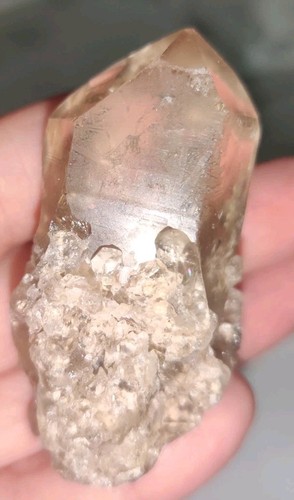 Natural citrine lodolite - w/,