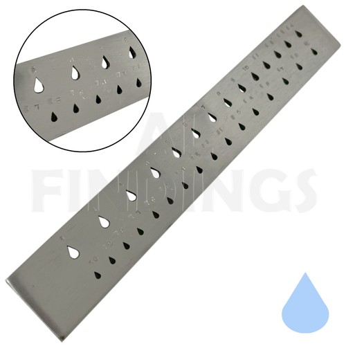 Drawplate teardrop tear - 8",