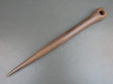 Vintage 14 1/4" iron rope splicing fid old tool