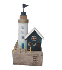 Shabby Wooden Lighthouse &