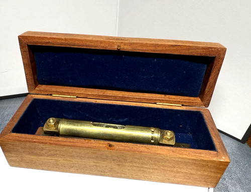 Antique spirit level and - level,
