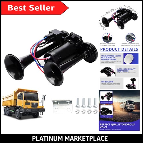 12v train horn 600db - 600db, double