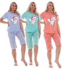 Ladies Capri Pyjama Set Short