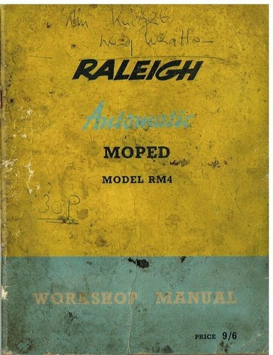 Raleigh automatic moped model - raleigh,