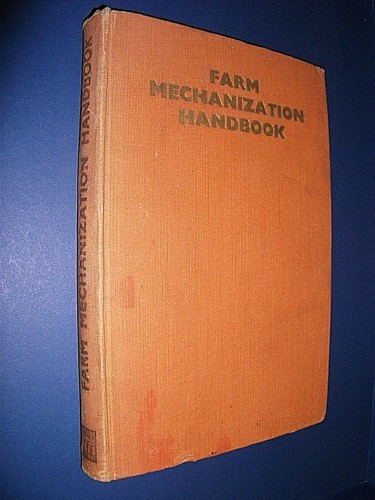 Farm mechanization handbook - mechanization,