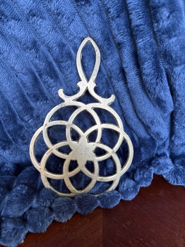 Vintage brass trivet cast - trivet,