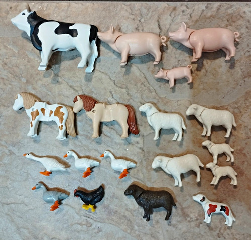 Playmobil farm animals mixed