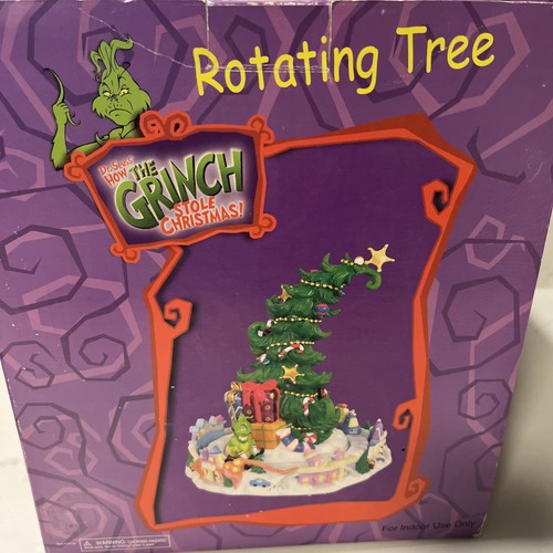 Grinch rotating tree year - tree, ,