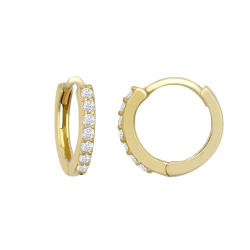 Huggie earrings 9ct yellow - 9ct,