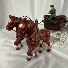 Vintage Cast Iron Horse Drawn