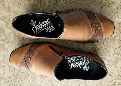 Rieker antistress tan leather - rieker,
