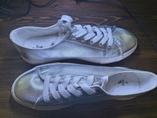 Silver TU Trainers Size 7 worn once 