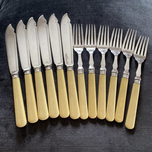 Fish knives forks piece - knives, 12