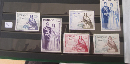 Monaco air mail stamps - monaco,