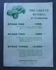 GREENE MOTORS MINIBUG orig
