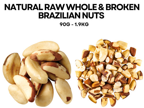 Raw brazil nuts - whole, &