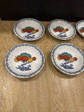 Vintage Orange Tree Design Bowl x5 Losol Ware Chandos Keeling England Porcelain