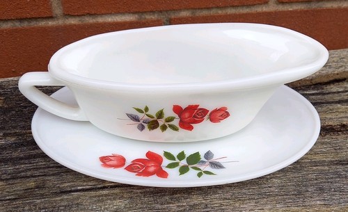 Vintage jaj pyrex june - vintage, rose