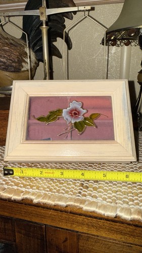Vintage floral glass - vintage,