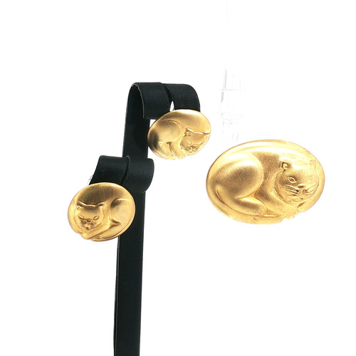 Vintage jonette gold plated - vintage, jj