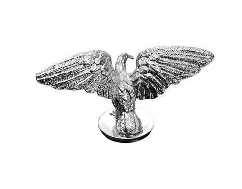 Wide winged silver eagle - winged,