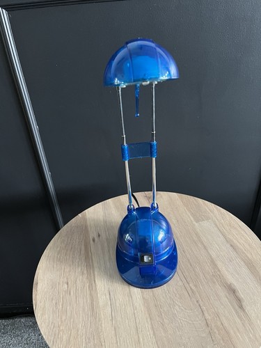 Retro style blue plastic - blue,