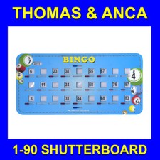 Bingo Shutterboard card board