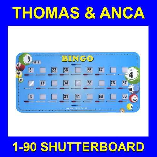 Bingo shutterboard card board - shutterboard,