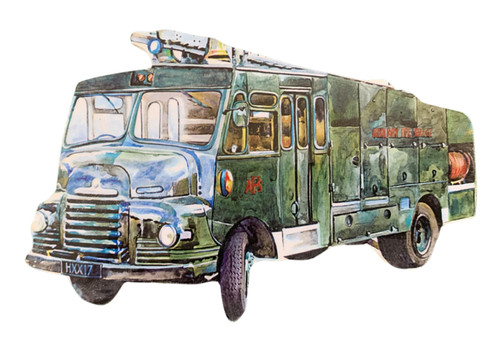 Green goddess magnet - green,