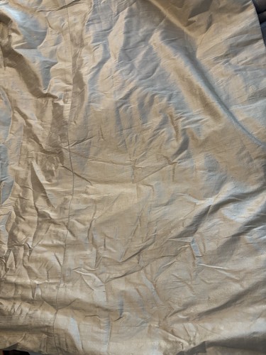Gold silk curtains - silk,