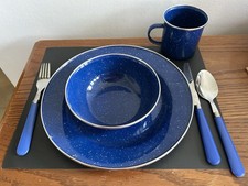 Speckled Blue Enamelware