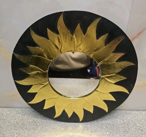 Boho gold black sunburst - boho,
