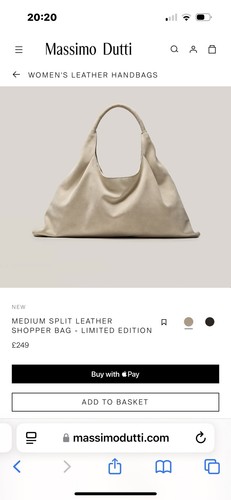 Shopper bag white suede - bag,