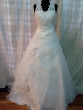 Wedding dress size 8 white