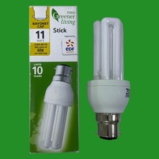 1x 11W (=60W) TESCO Low Energy