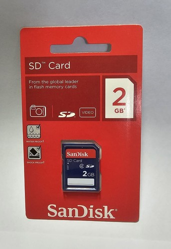 Sandisk 2gb standard memory - 2gb, sd