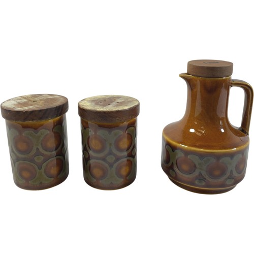 Hornsea pottery bronte cruet - hornsea,