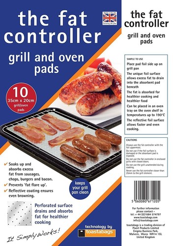 Fat controller cooking - fat, pads