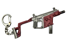Novelty Two Tone Razer Sniper Rifle Machine Gun 10cm Keyring Gift Idea UK Seller