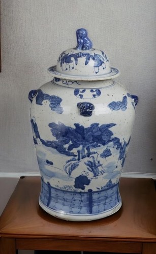 Antique like finish blue - 19",